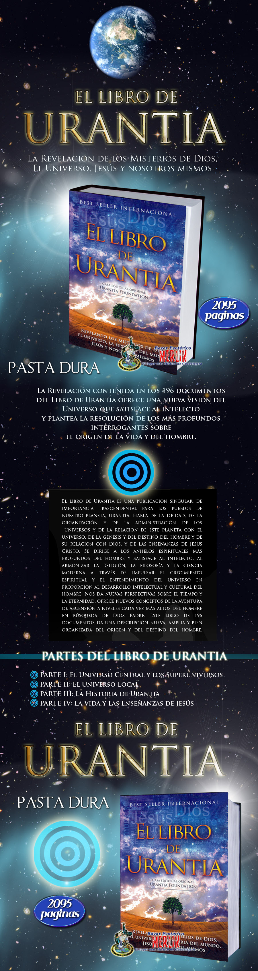 Libro De Urantia En Pasta Dura Bazar Merlín El Lugar Mas Místico de